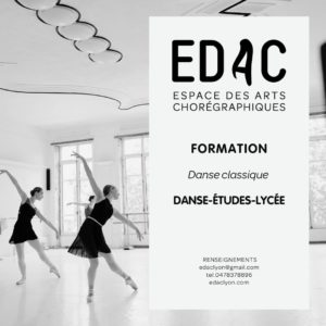 danse études programme danse classique lycée CHAM horaires ménagers lyon internat SLSB