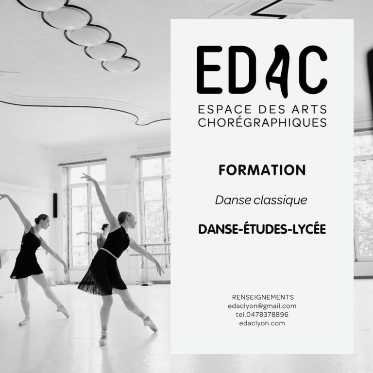 danse études programme danse classique lycée CHAM horaires ménagers lyon internat SLSB