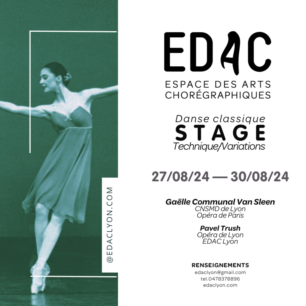 DNSP1 CNSMD de Lyon audition examens entrée conservatoire supérieur école de danse cours de danse stage de danse ballet admission première année stage de danse classique pointes ballet cours école de danse danse-études