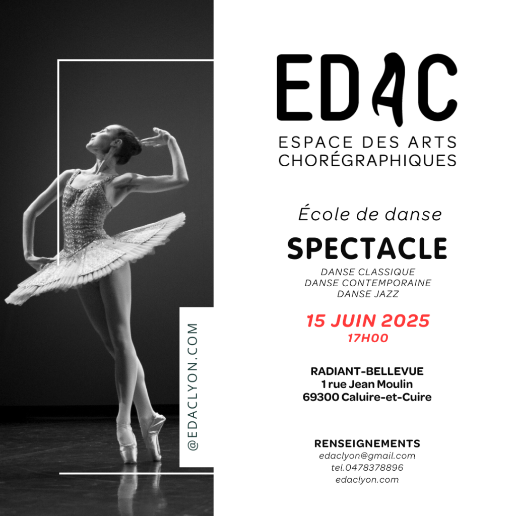 spectacle de danse gala danse classique contemporain cours de danse ballet pointes école de danse lyon ballet