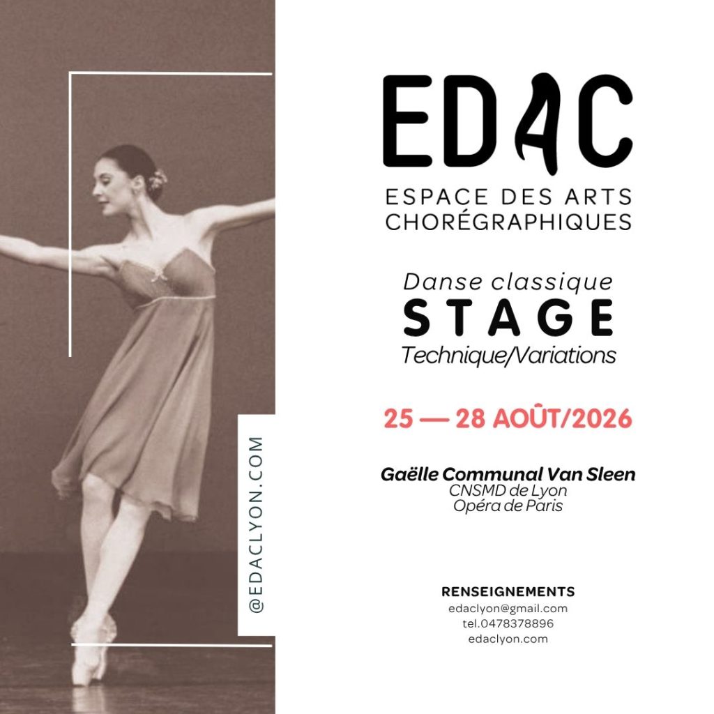 gaëlle communal cours de danse classique stage danse danser ballet pointes école de danse classique variation ballerina étoile opéra de paris opera de lyon conservatoire